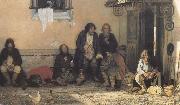 unknow artist The Zemstov is Dining France oil painting artist